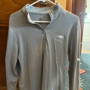 Under Armour Men's Zip-Up Sweater in Gray